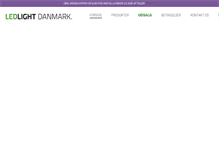 Tablet Screenshot of ledlightshop.dk